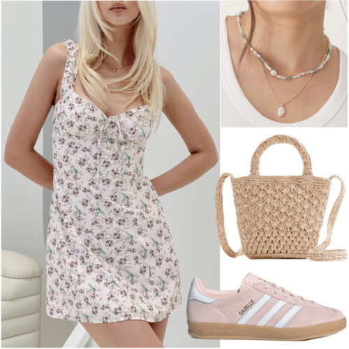 summer floral dress outfit 2025