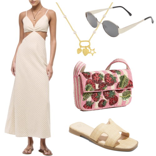 summer maxi dress outfit 2025