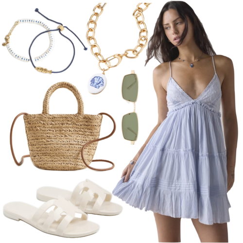 summer vaca dress outfit