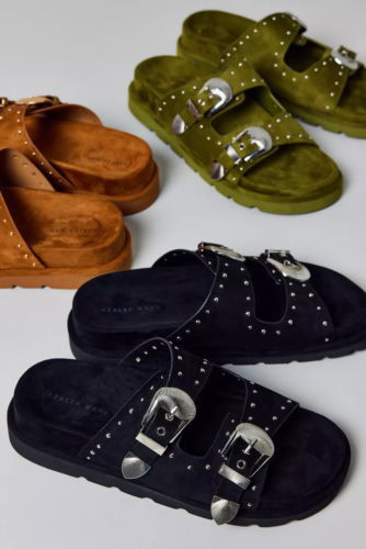 uo western footbed sandals