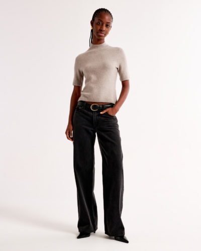AF knit mockneck top 