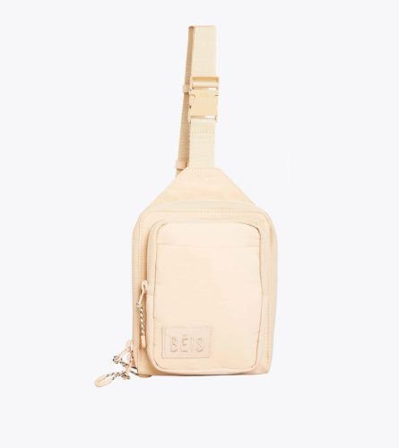 beis sling bag