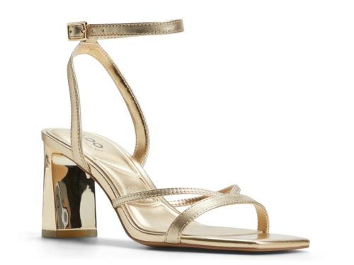 dsw aldo gold sandals