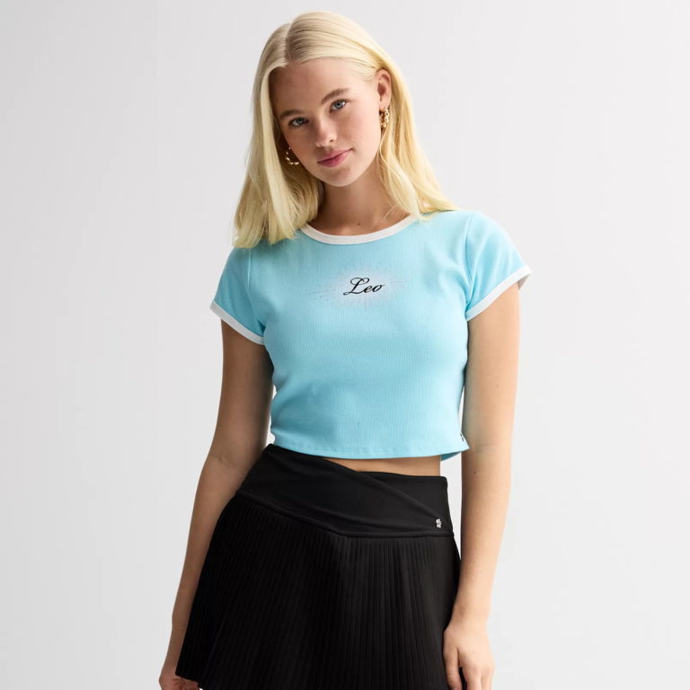 RELAXED FIT DROP SHOULDER TEE FOR THE LOVE OF LEO