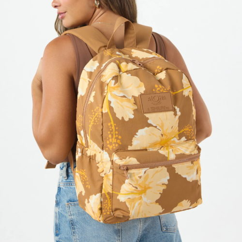 aloha collection floral hibiscus backpack