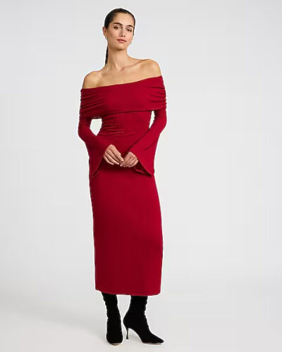 express red ots maxi dress