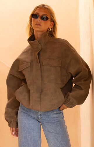 BB-Brown-Oversized-Funnel-Neck-Suedette-Jacket