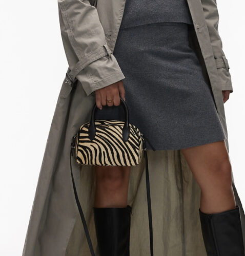 asos zebra hair bag