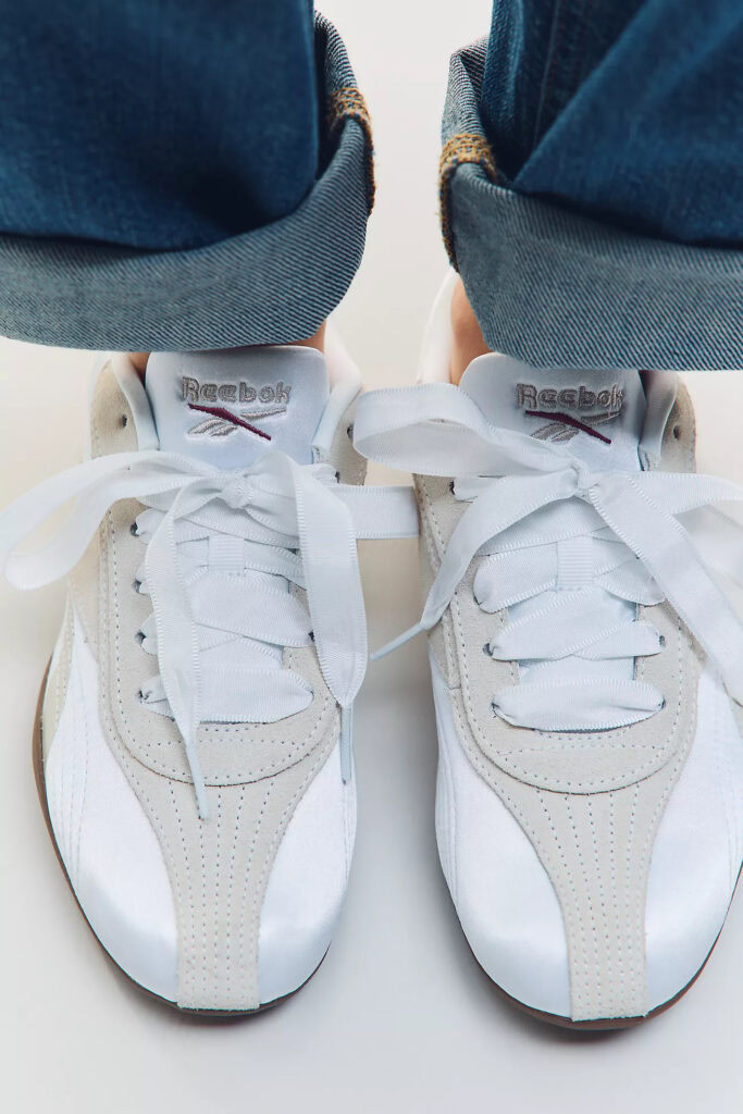 reebok satin sneakers