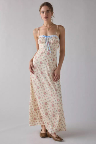 UO floral lace maxi dress