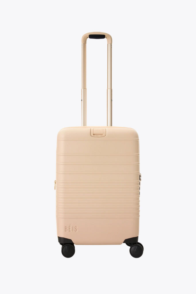 beis carry on suitcase