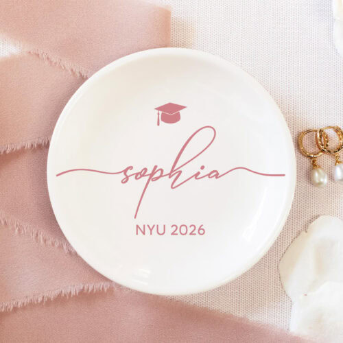 etsy custom grad dish