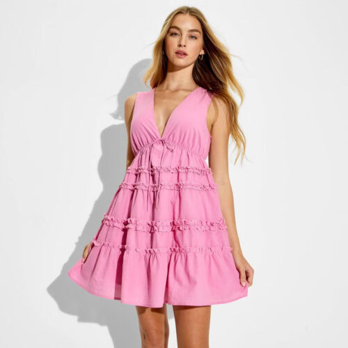 target pink babydoll dress